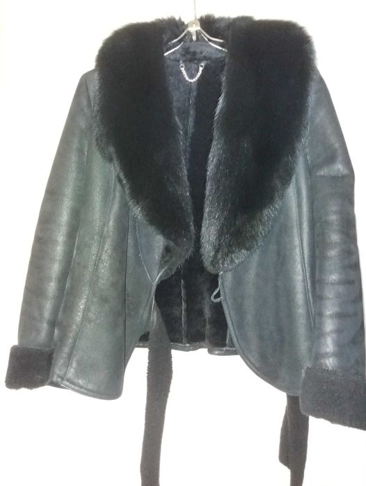 Дубленка короткая натуральная замшевая можно обмен