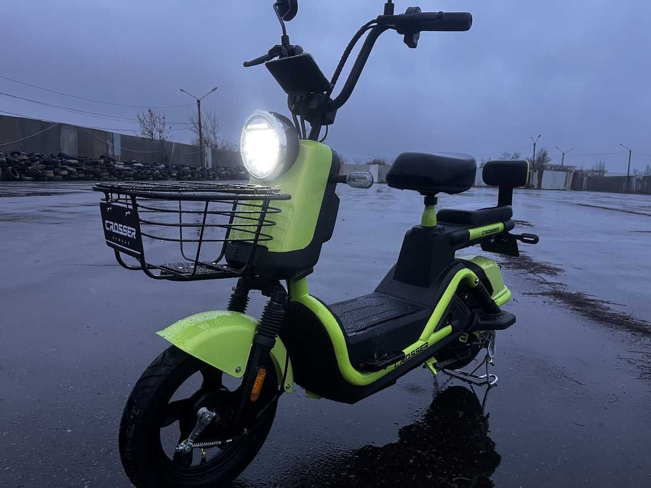 Crosser CR2/CR1 600W20A 60V Електроскутер велоскутер 2025 салатовый