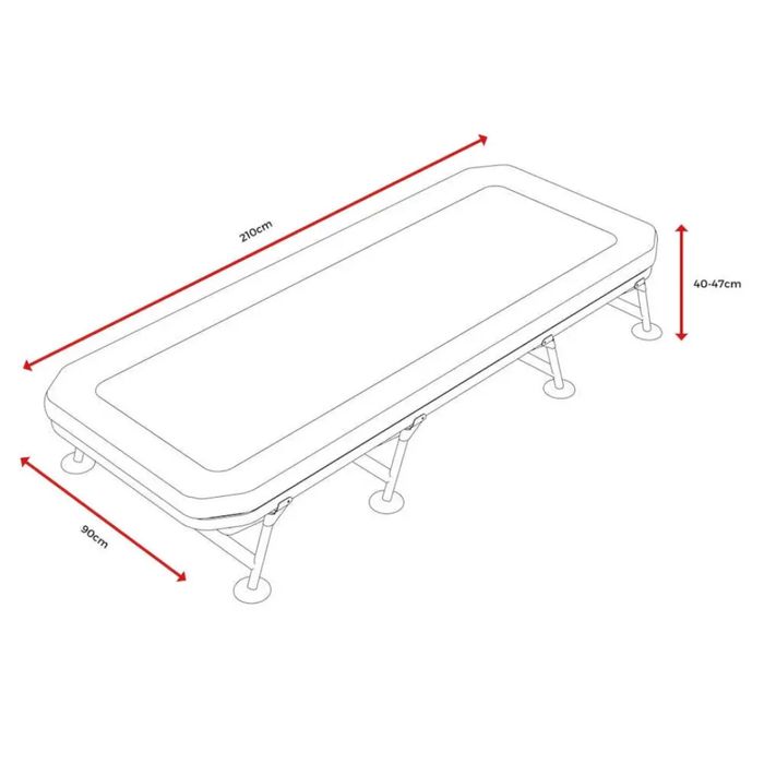 Łóżko karpiowe Avid carp revolve x system