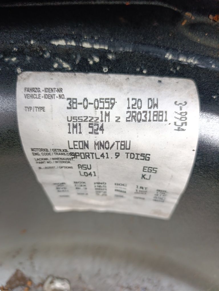 Lusterko lewe seat Leon