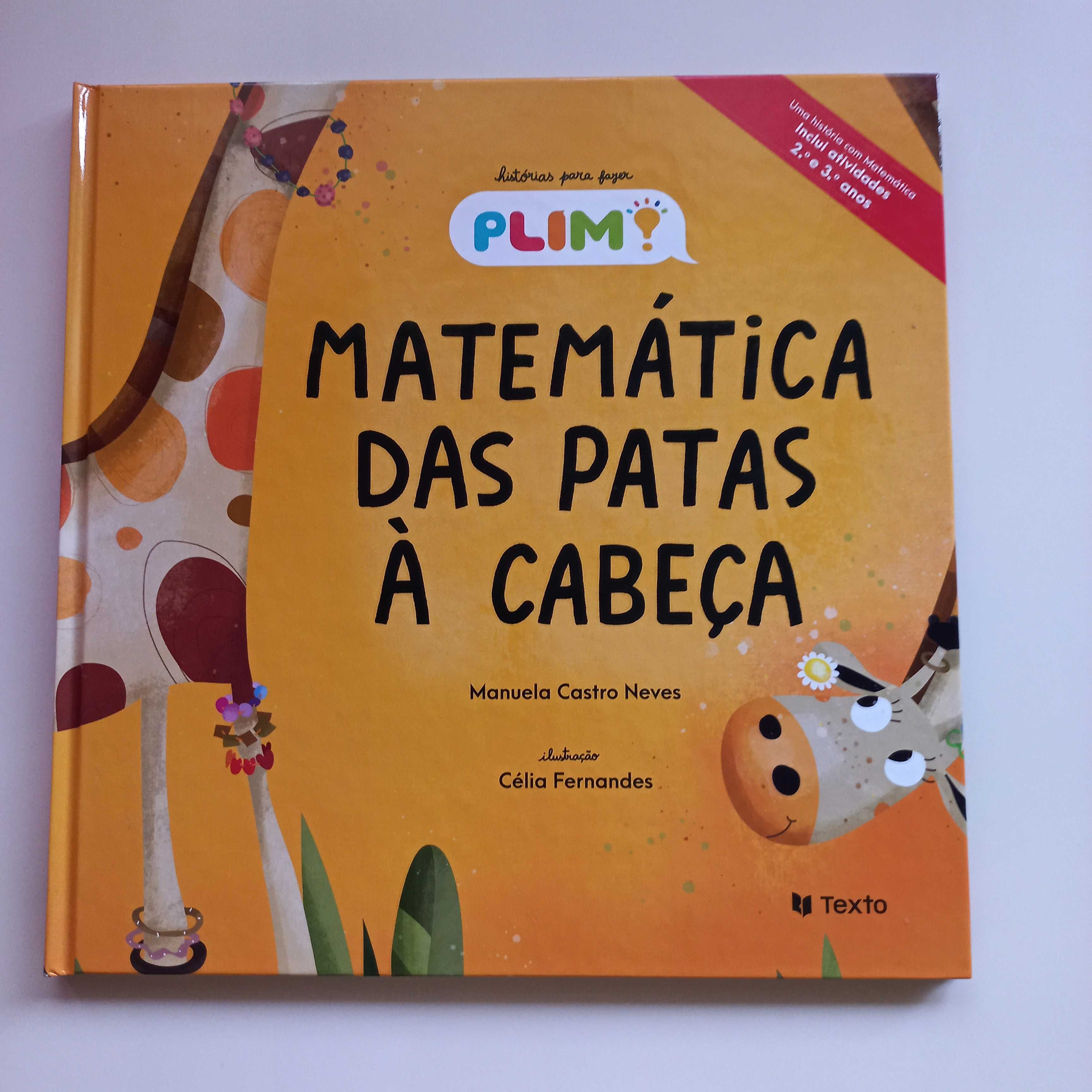 Livro " Matemática das Patas à Cabeça" - Texto Editora