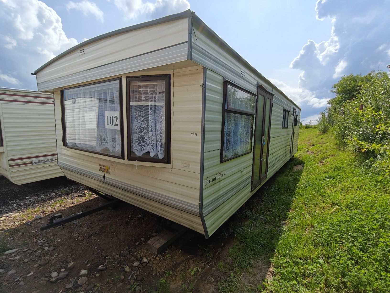 Domek holenderski letniskowy szeroki 3.50x8.90  przyczepa RATY transpo