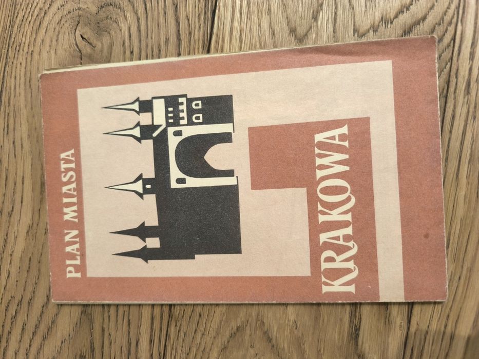 Mapa Plan Krakowa 1965 r