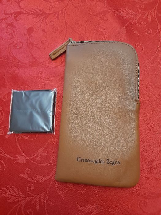 Bolsa para oculos Ermenegildo Zegna NOVA