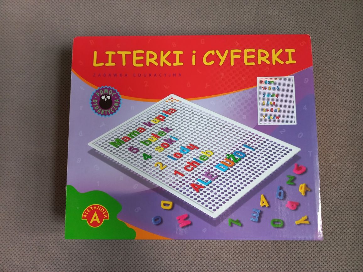 Zabawka edukacyjna -Literki i Cyferki