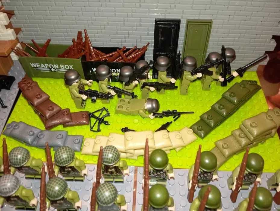 Zestaw Premium! 40 Figurek - Pole Bitwy wojna kompatybilne z Lego Cobi