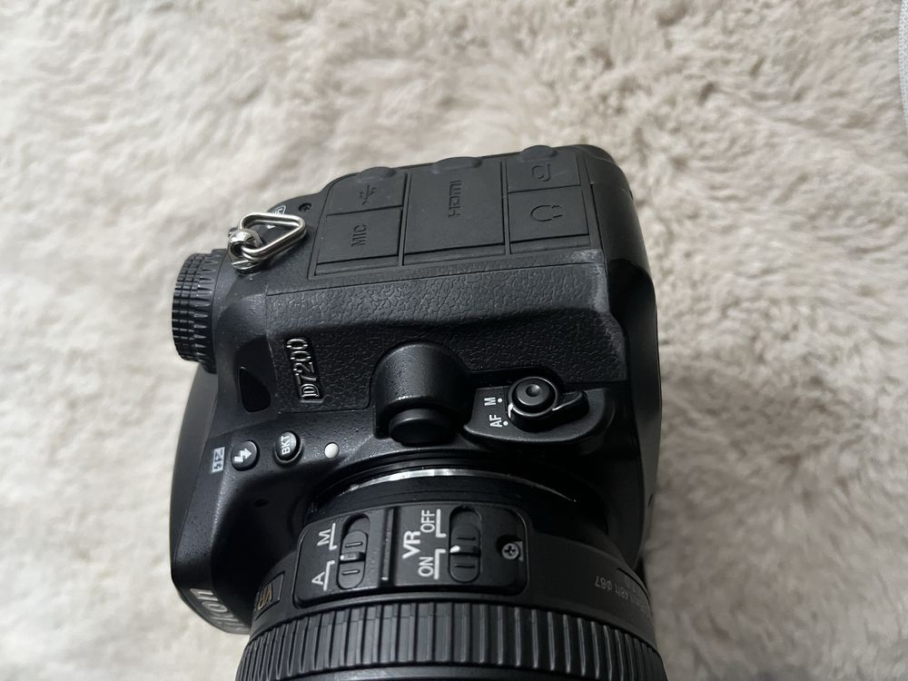 Nikon aparat lustrzanka body D7200 + nikkor 18-105 f/3.5-5.6