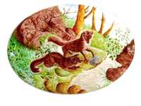 obraz na porcelanie hutschenreuther lis jeż