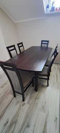 Zestaw stołowy (stół + 6 krzeseł)