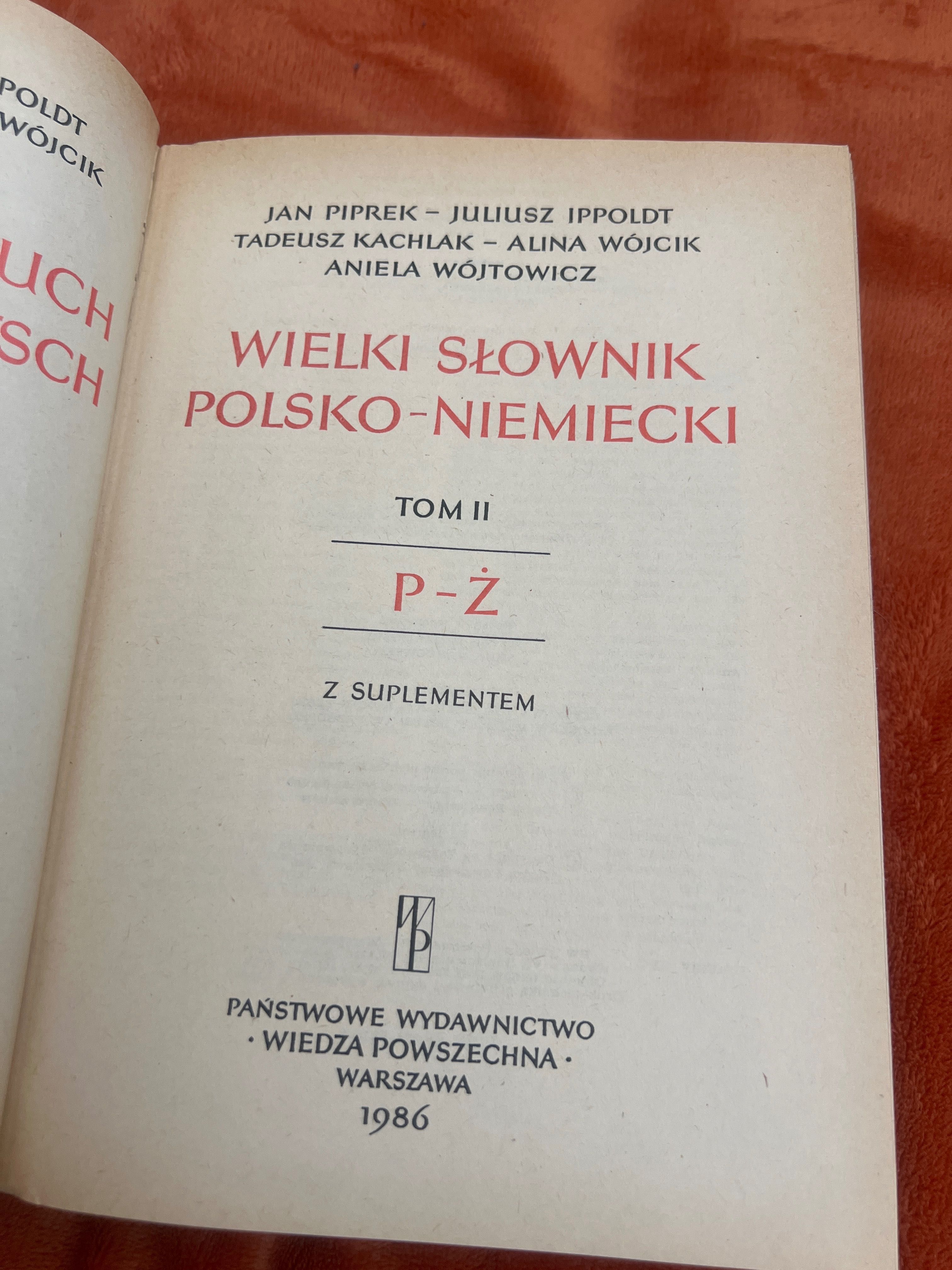 Wielki słownik polsko-niemiecki