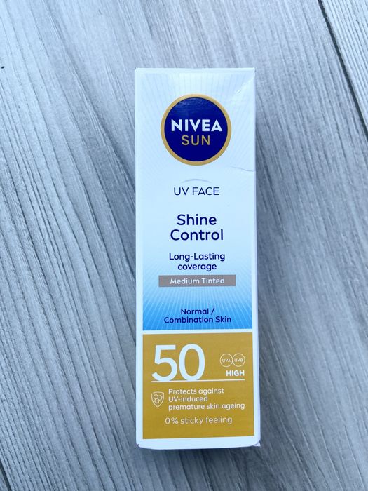 Nivea Shine Control krem bb medium spf 50