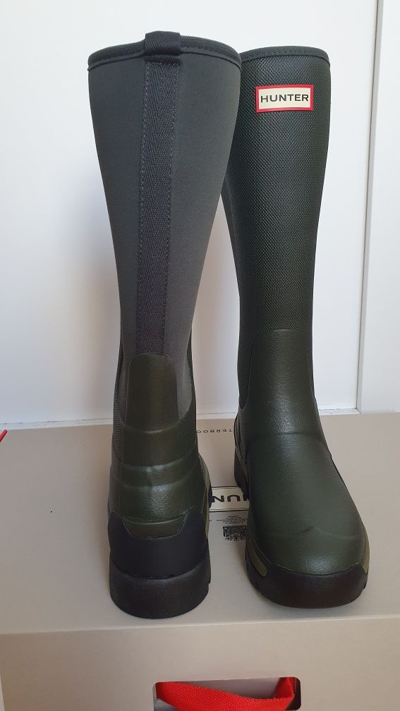 Hunter - kalosze Balmoral - nowe - 36 - zielone