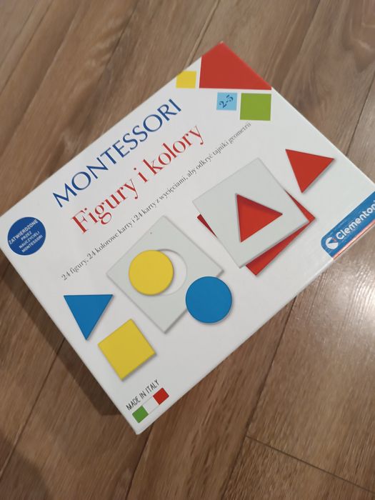 Gra montessori figury i kolory