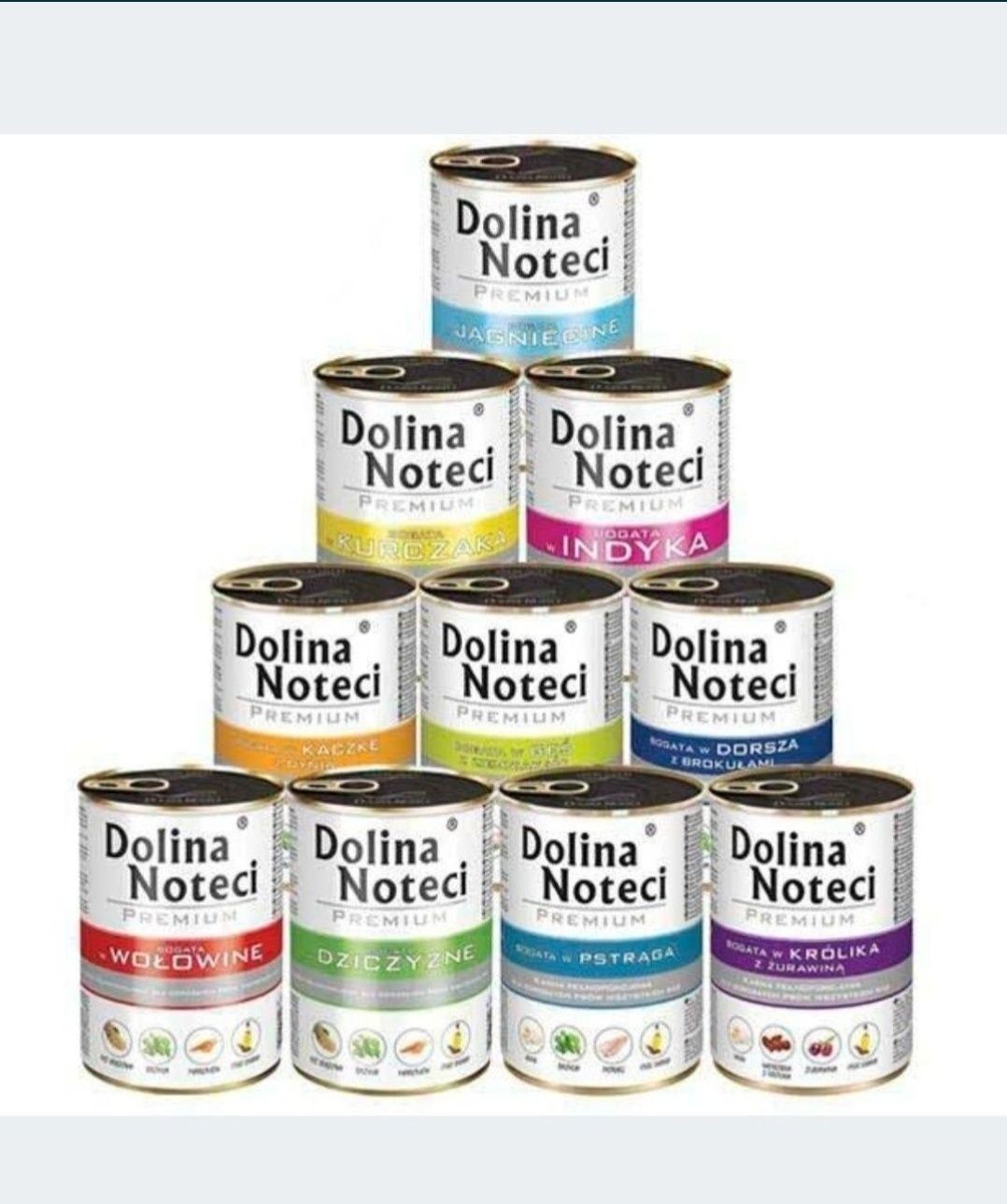 Dolina Noteci Premium 10x800g Mix Smaków Bez Kurczaka Karma Dla Psa Mo