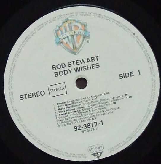 Rod Stewart – Body Wishes