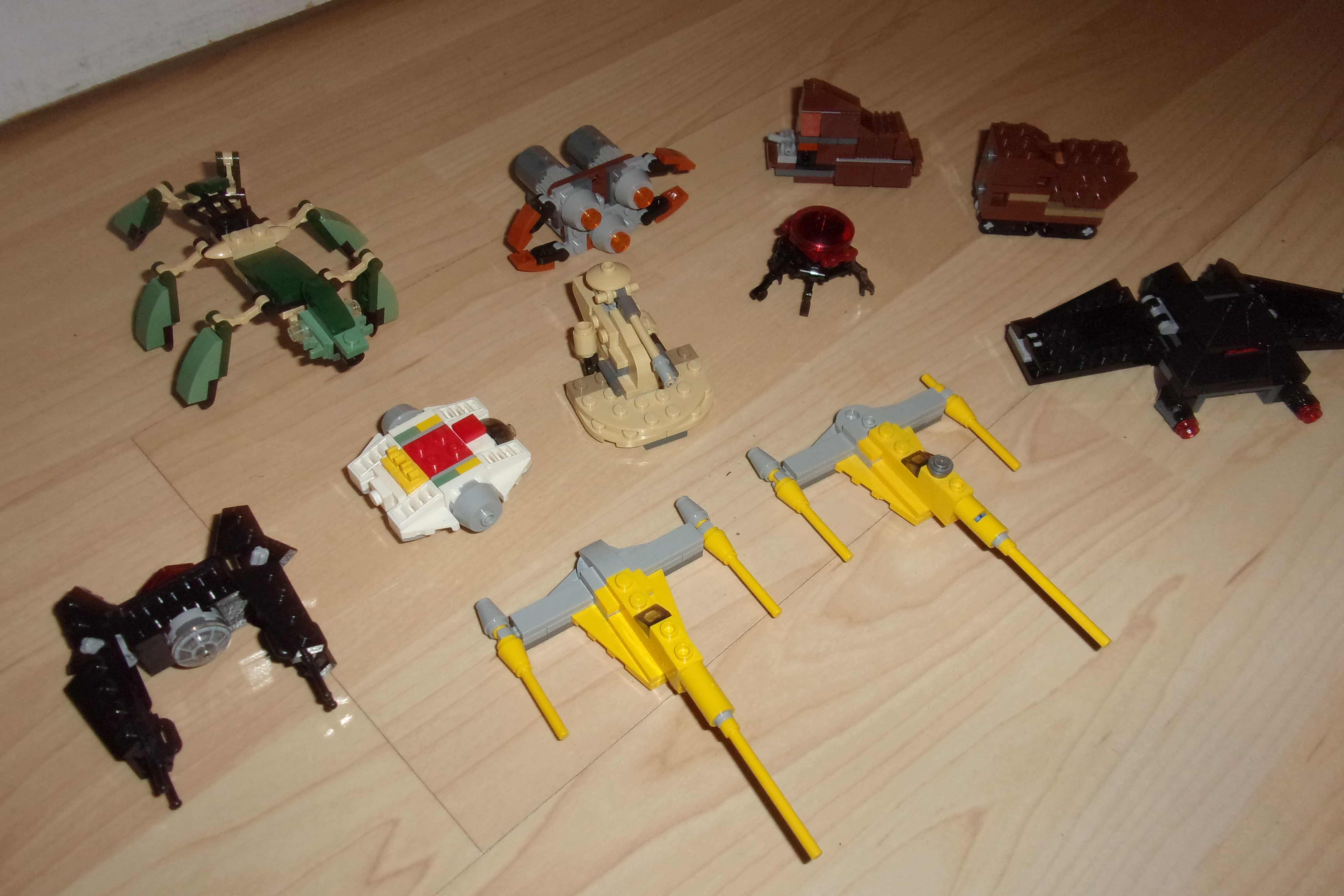 lego star wars pojazdy starfighter Mini