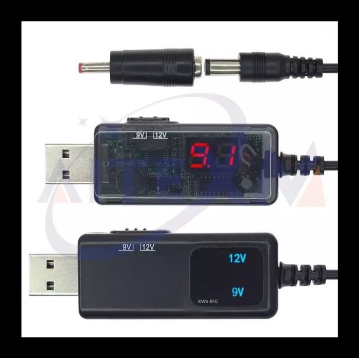 Кабель питания USB-DC 9-12v для Wi-Fi роутера,терминала GPON 1,1.5-2.5