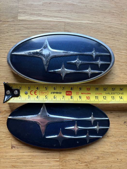 Emblemat Subaru - logo - front i tył, komplet Forester SG