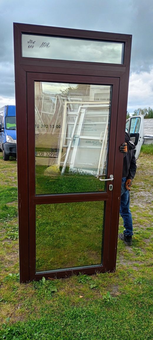 Drzwi aluminiowe używane z Niemiec super stan dostawa gratis cały Kraj