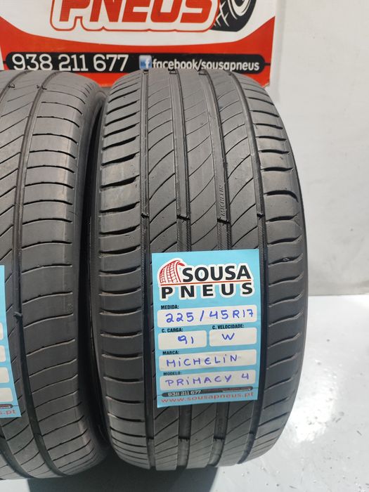 2 pneus como novos 225-45R17 Michelin - Oferta dos portes