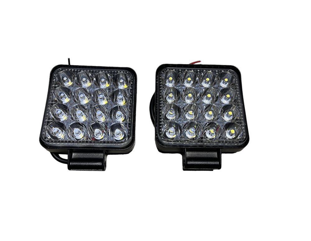 Светодиодная лед фара МИНИ LED 48W  Мтз, Юмз, Т 150, т 40 бульдозер