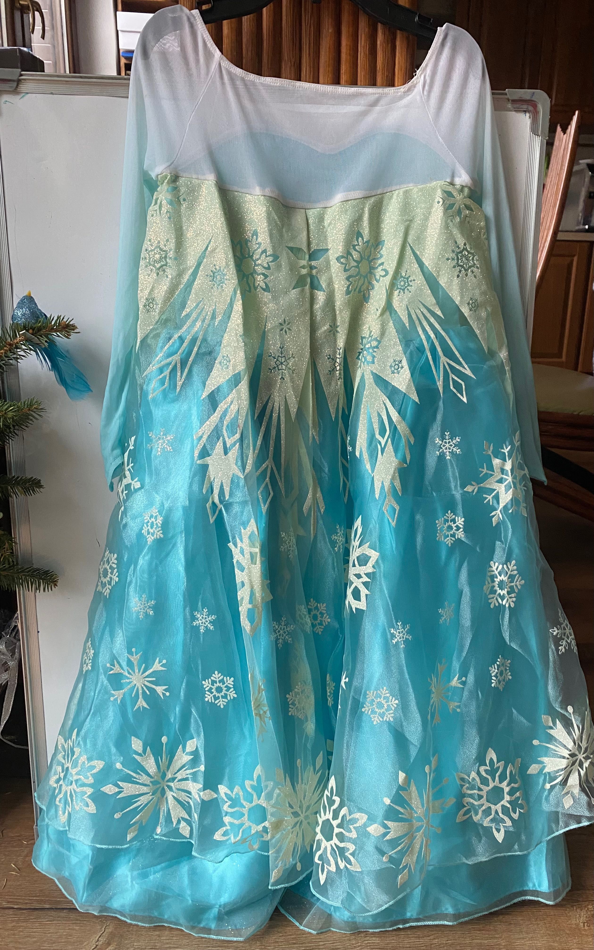 Elsa, Elza, Frozen, Kraina lodu sukienka na bal NOWA 122/128