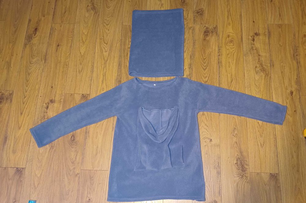 Bluza polar do noszenia dziecka w chuscie L