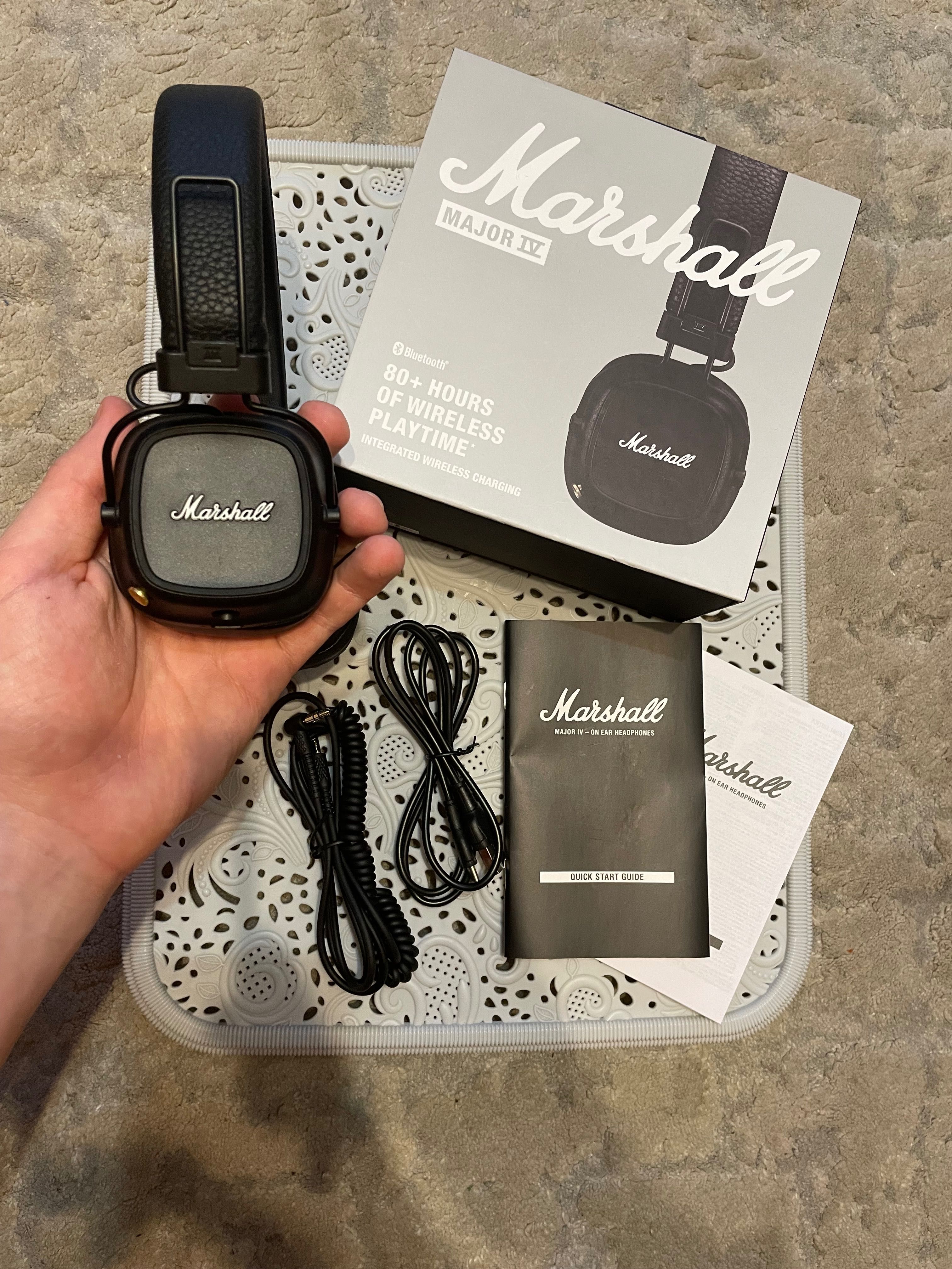 Навушники Marshall major 4, Чорні, Оригінал