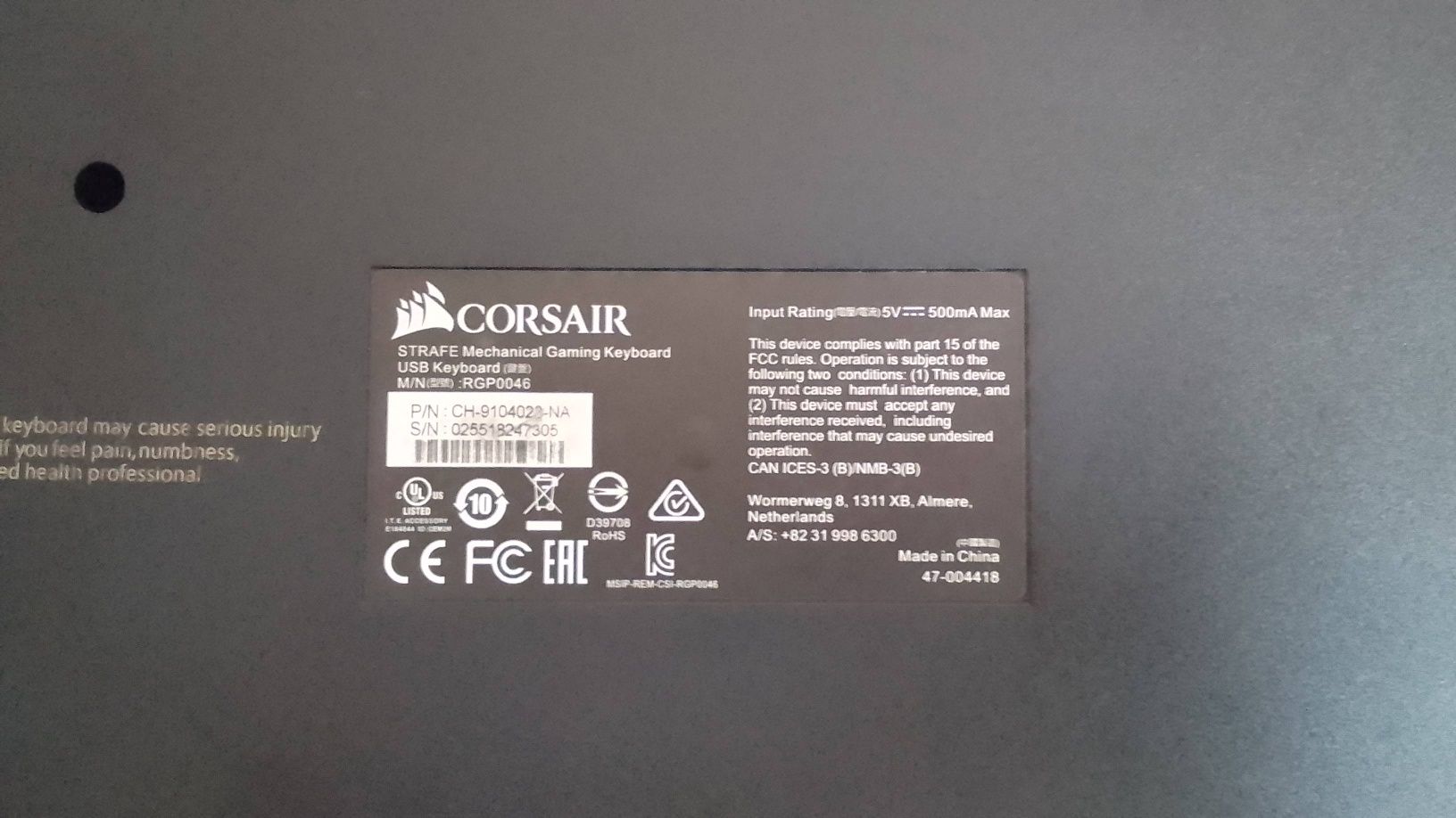 Klawiatura STRAFE Corsair