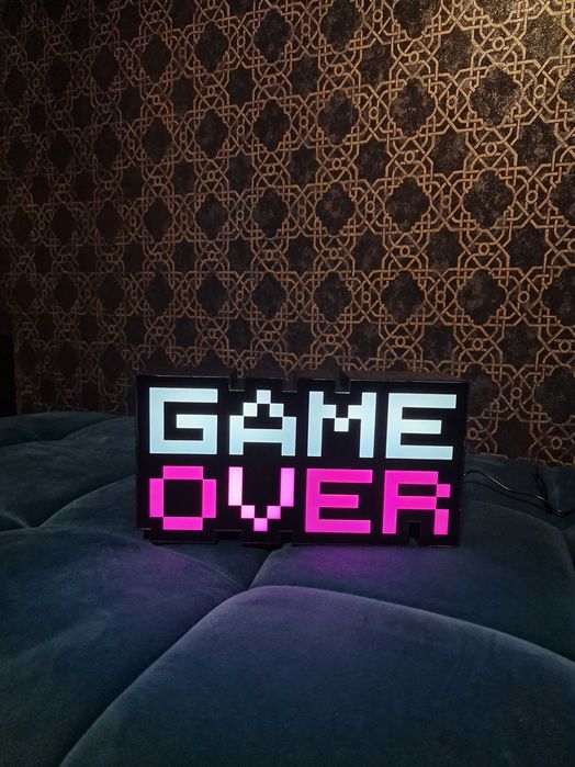 Lampka Game over gamingowa