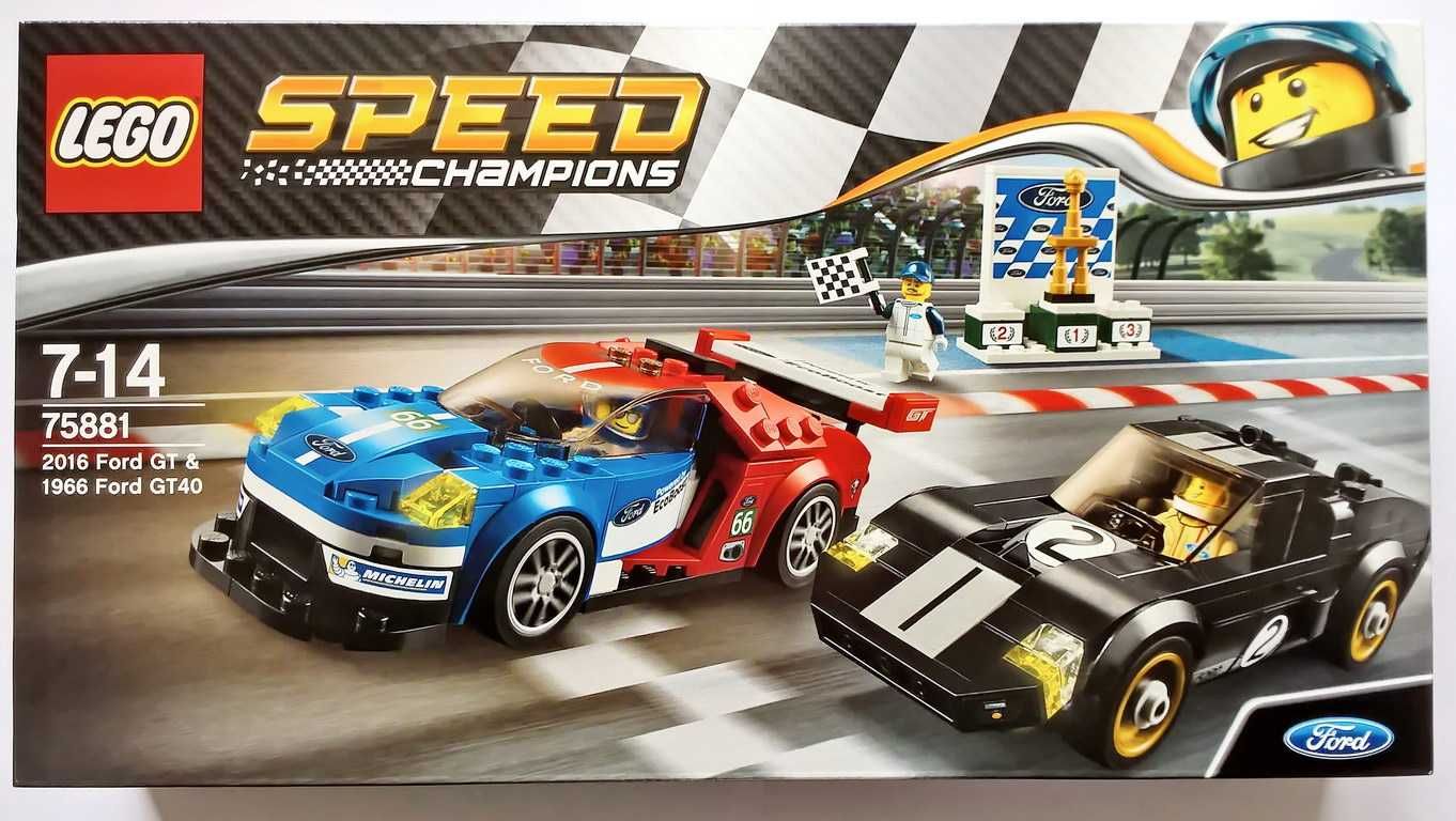 LEGO 75881 Speed Champions 2016 Ford GT & 1966 Ford GT40 selado