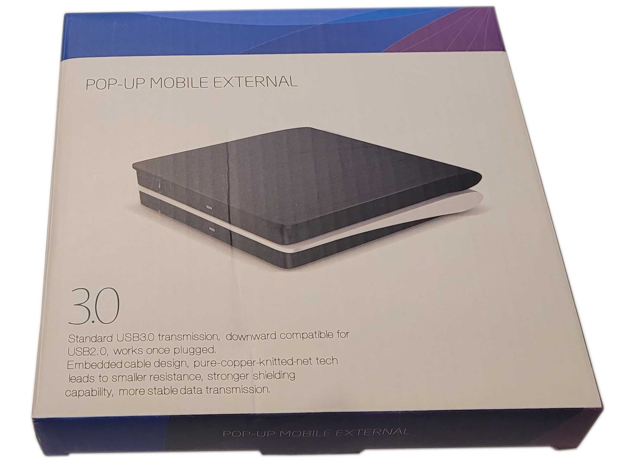 Napęd nagrywarka DVD CD przenośny USB USB-C
