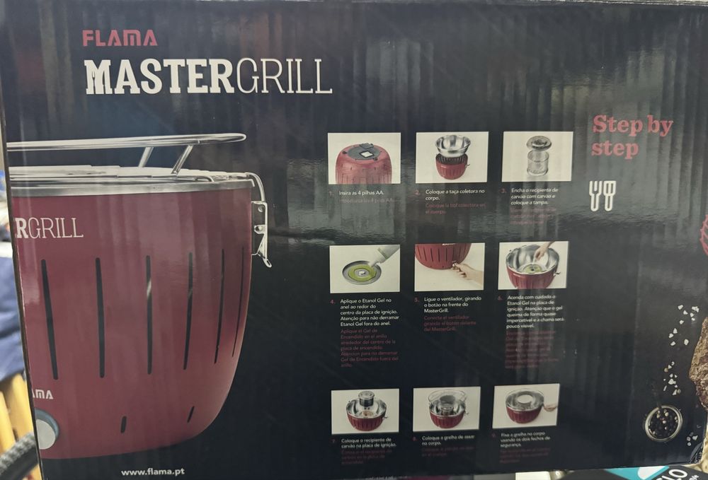 Grelhador barbecue Mastergrill Desmontável