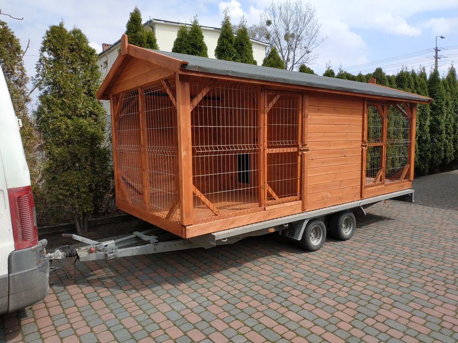 drewniany nowy kojec klatka buda dla psa kota 5m x 2m