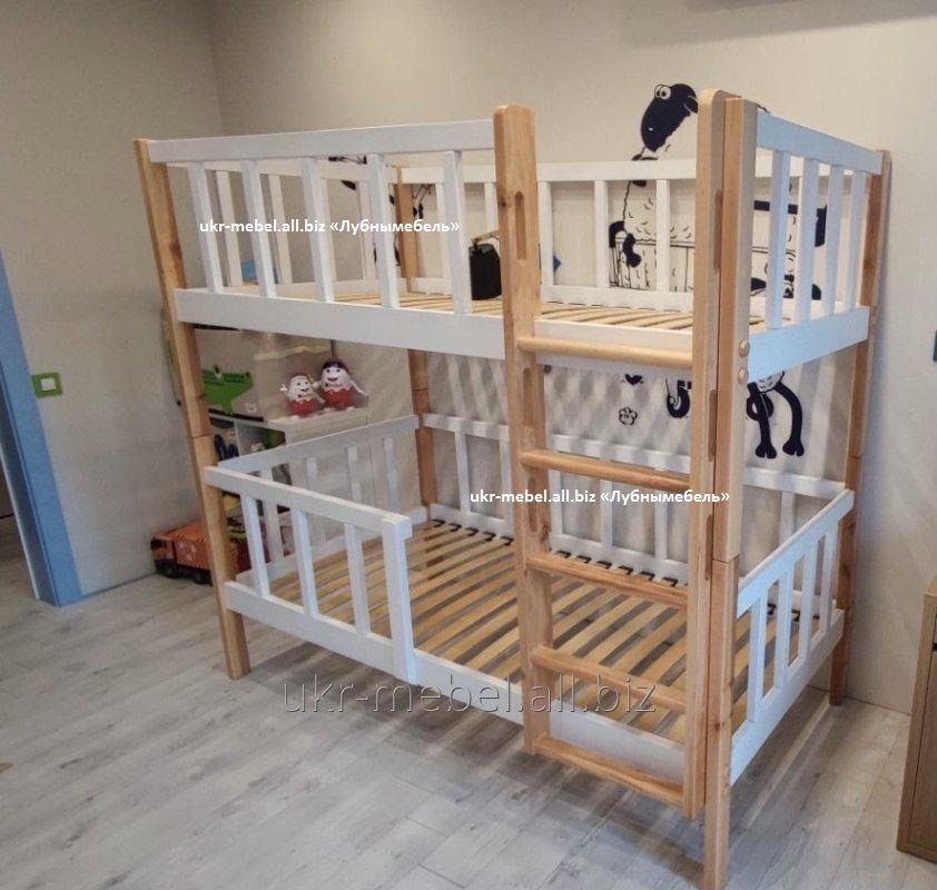 Двухъярусная деревянная кровать Синди, двоповерхове ліжко