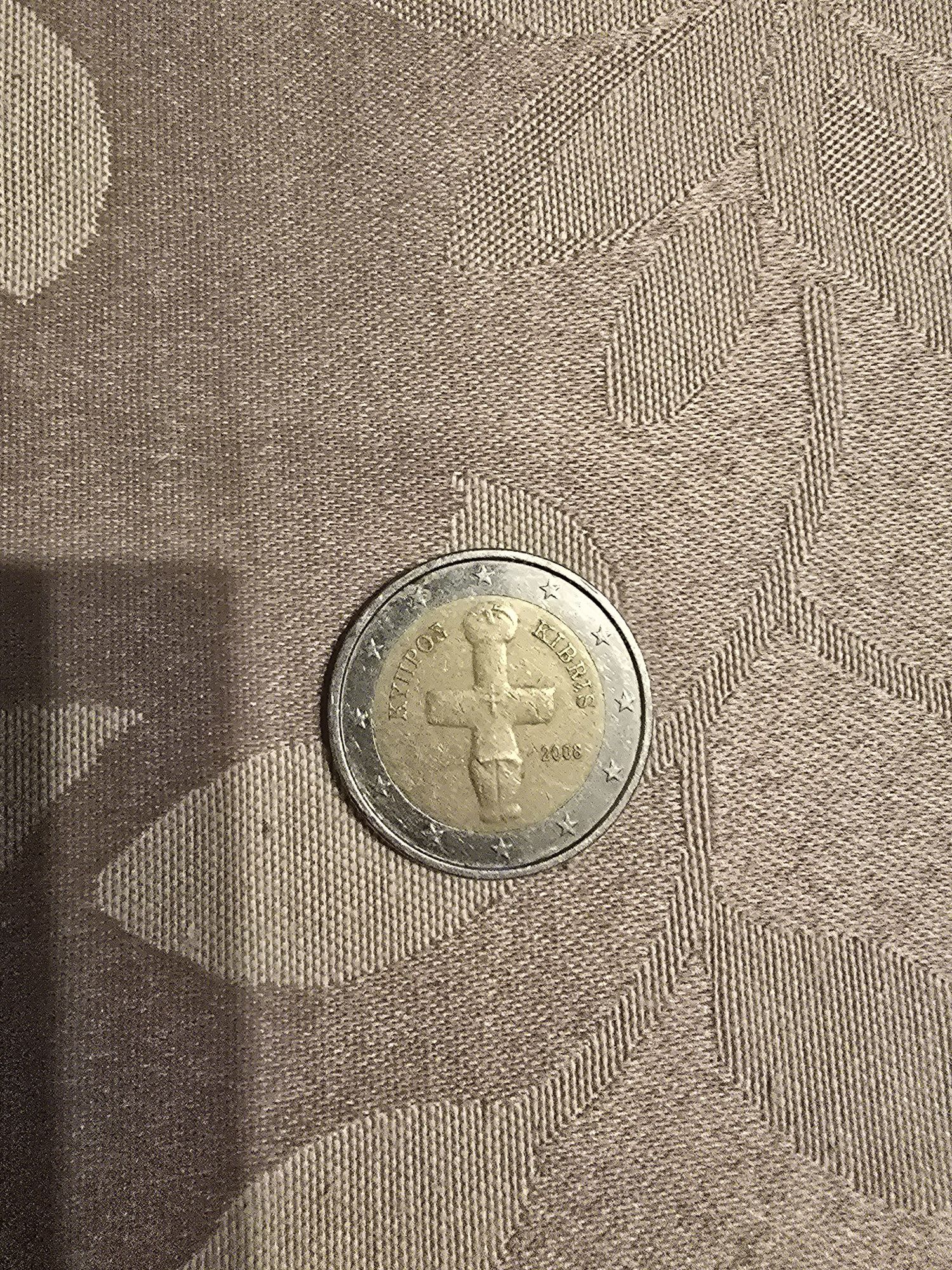 Moeda 2€ (euro) Chipre 2008