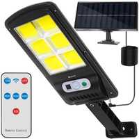 Lampa Solarna 120 Led Z Panelem Zewnętrznym