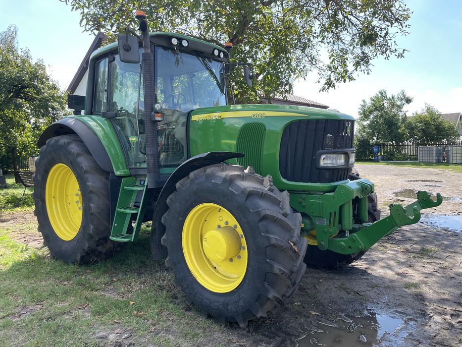 John Deere 6830, power quad 50km/h pneumatyka, TLS.