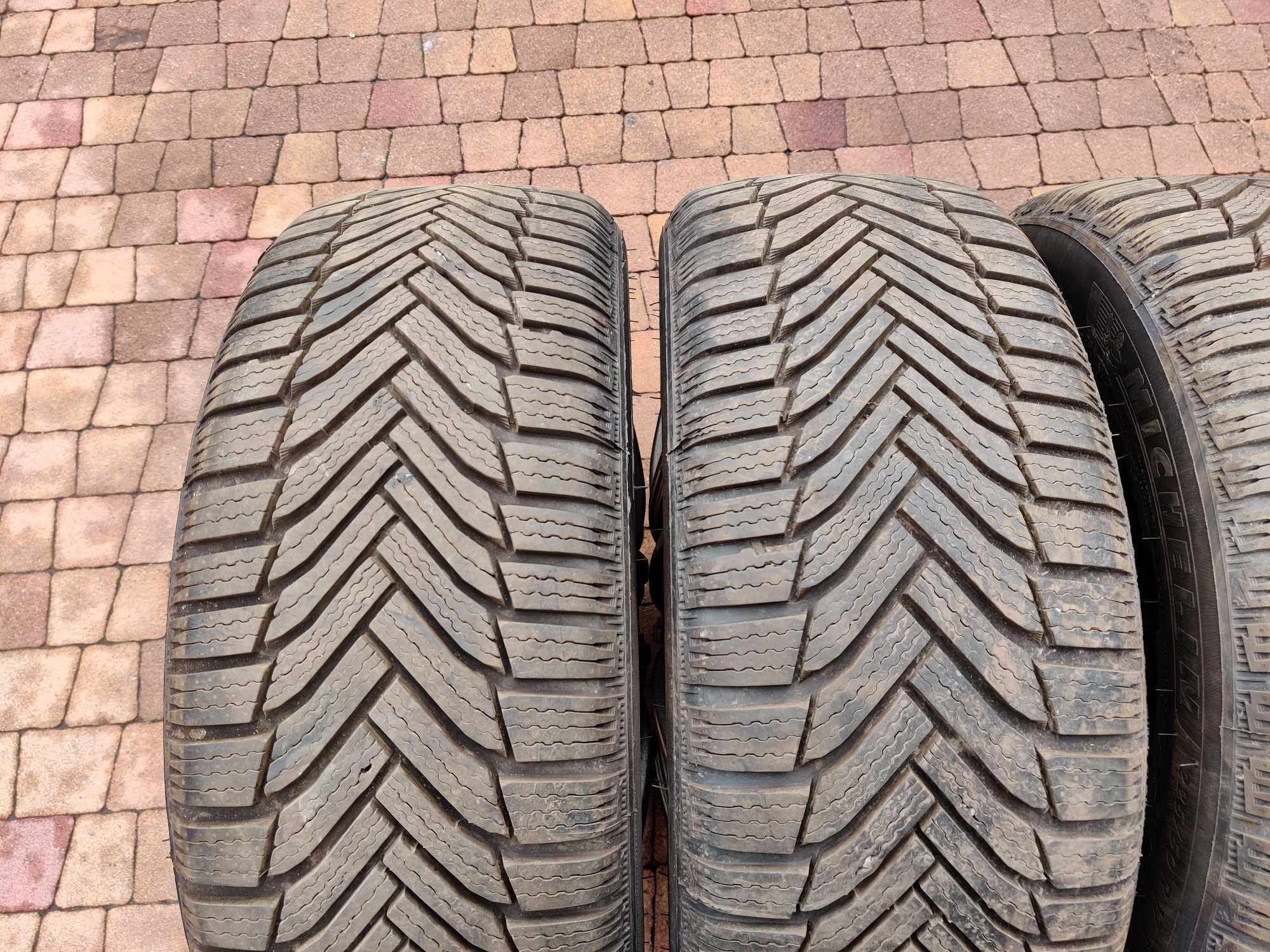 3421. Opony zimowe 205/60/16 Michelin 8.5mm 23r jak nowe cena za 4szt