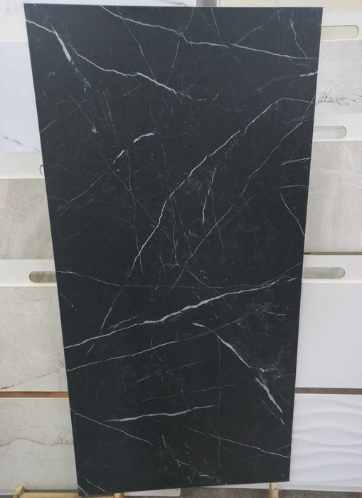 Gres Czarny z Białym mat 60x120 Paradyż ARTSTONE BLACK