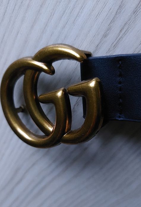 Pasek czarny eko skóra jak nowy