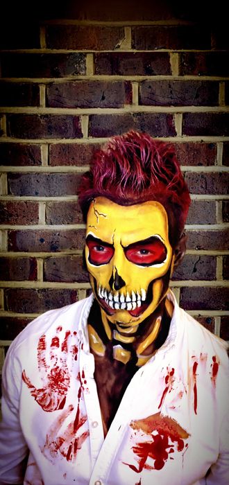 Makijaż na Halloween ,faceart for Halloween ,body art