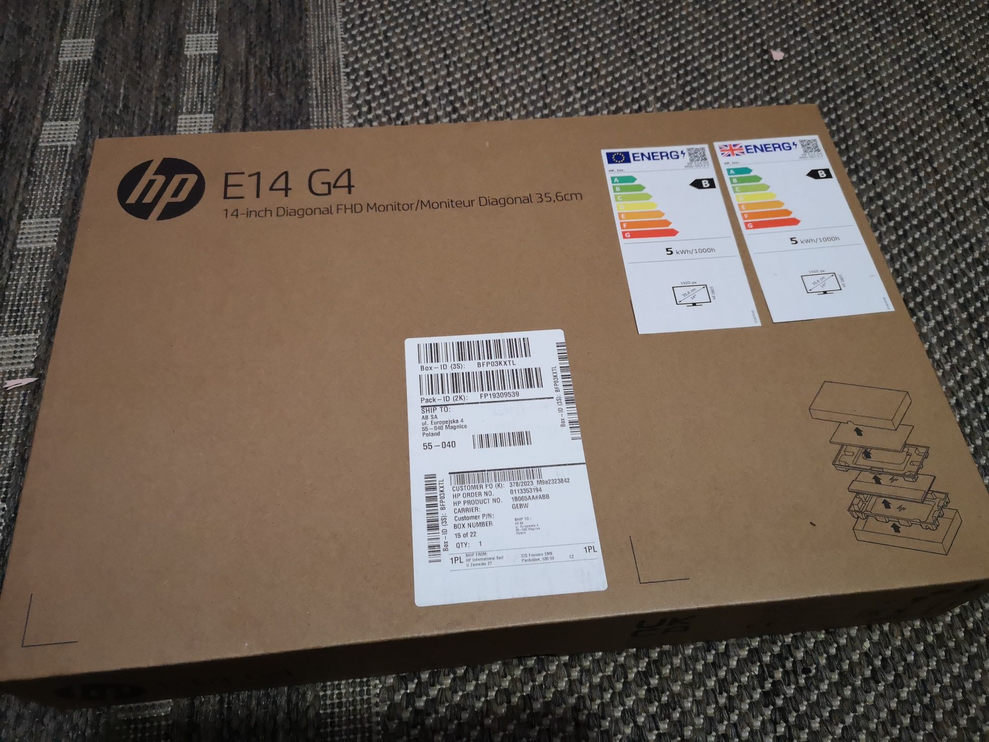 Monitor przenośny HP E14 G4
