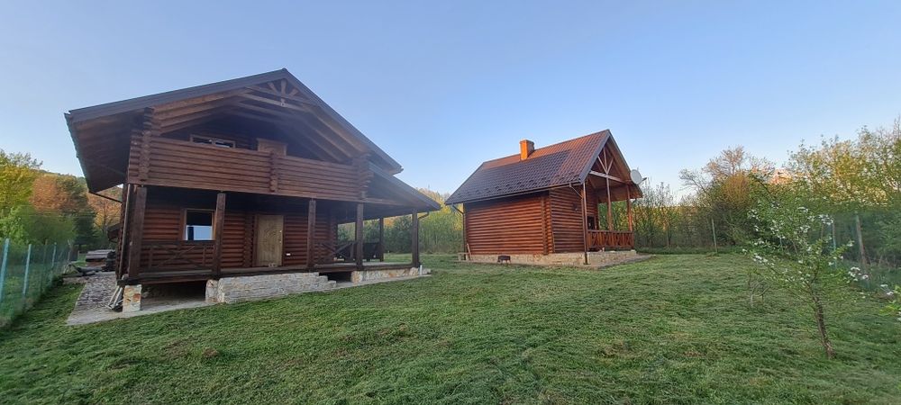 Дім в карпатах.Зруб комплекс + баня.гараж