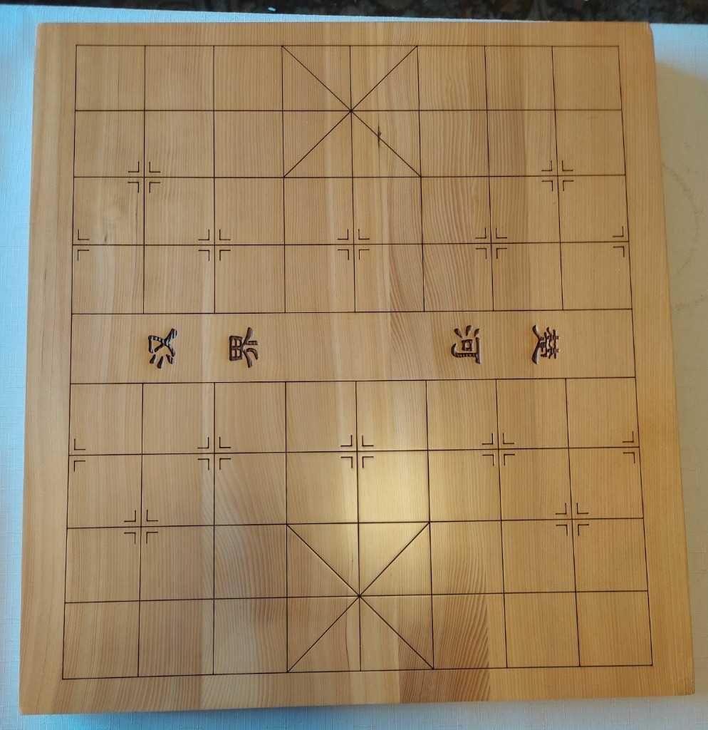 Drewniana plansza do gry w Go (baduk, weiqi) i xiangqi (3,9cm)