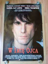 Plakat filmowy W IMIĘ OJCA/Daniel-Day Lewis/Oryginał z 1994 roku.