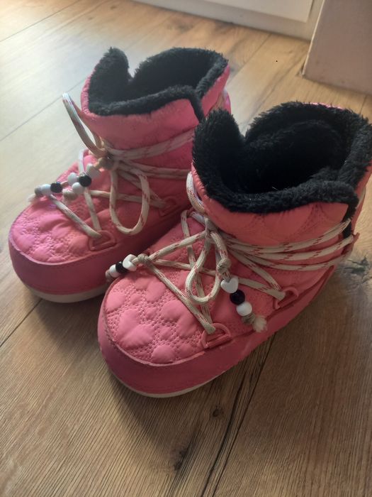 Zimowe buty śniegowce dziecięce 34/35