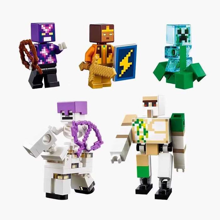 Лего Майнкрафт Крепость Железный Голем, 998 деталей. Minecraft