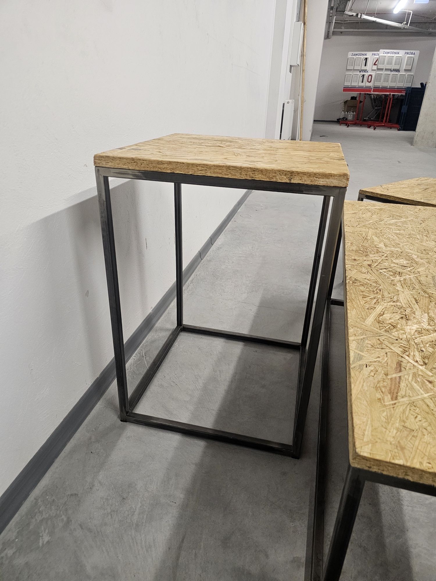 Meble industrialne stolik z płyty osb loft