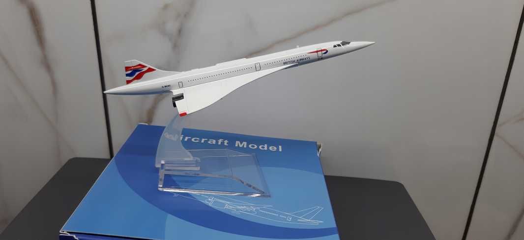 Metalowy model samolotu BRITISH AIRWAYS Concord